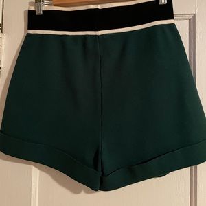 Green hm high waisted shorts in size 8